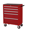 5 Drawers Trolley w/ RED Color - Wadamart