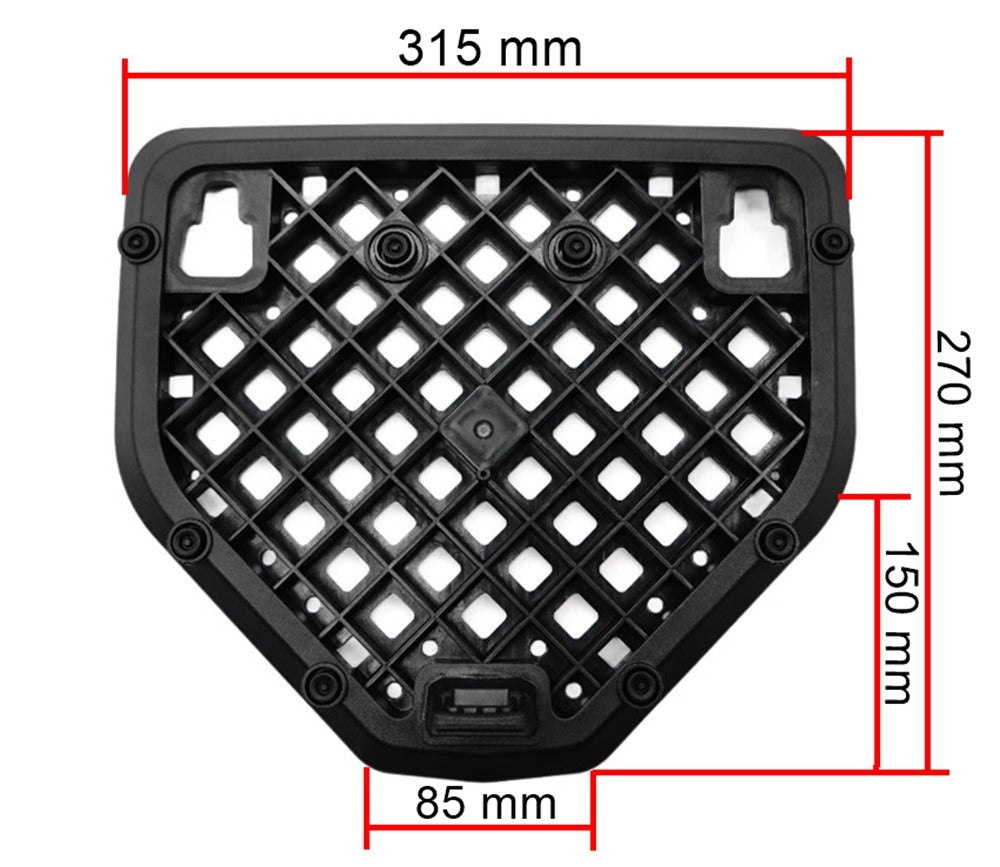 Ranger Aluminium Top Case - 43L - Wadamart