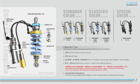 CFMOTO 450SR (23~)/450SR S (24~)/450NK (23~) H2P Rear Suspension - Wadamart
