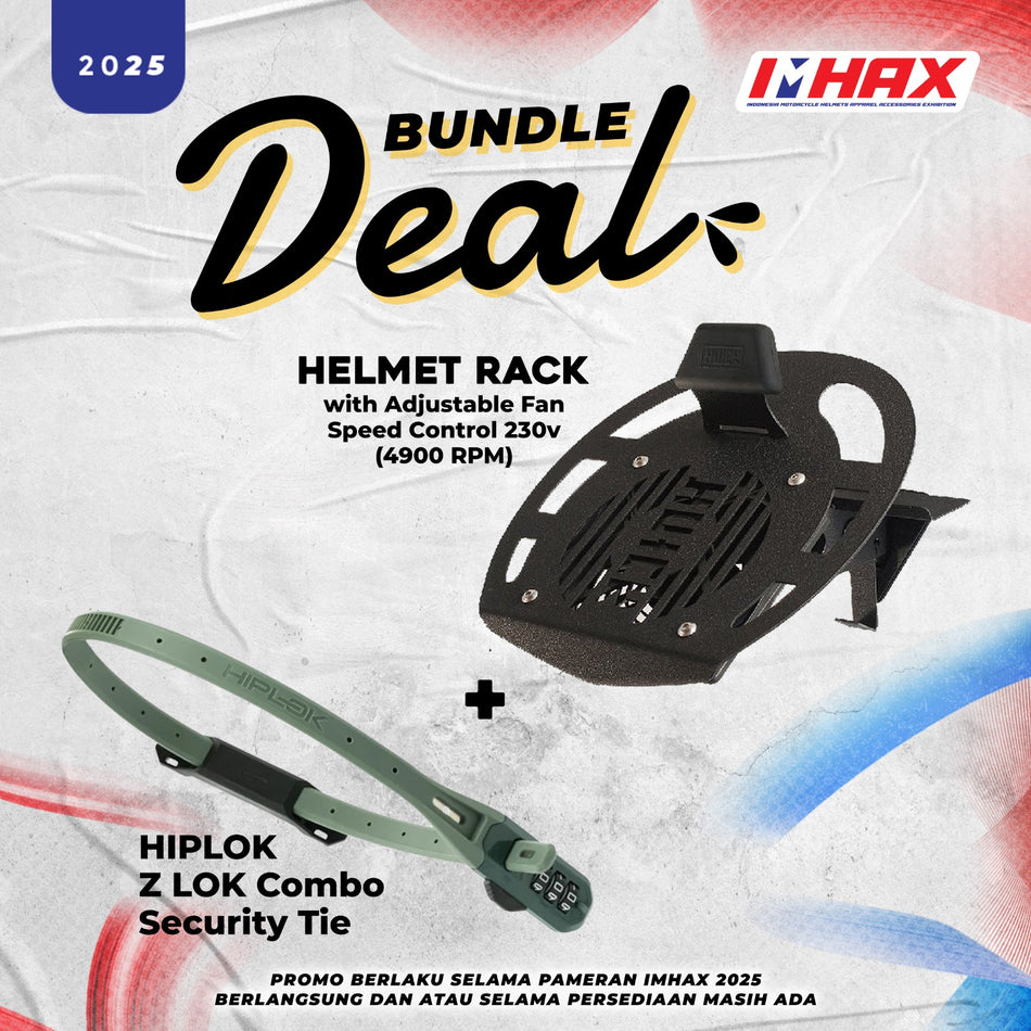 Huck 4900RPM Adjustable Fan Speed Control Bundling With Hiplok ZLOK Combo V2 Green