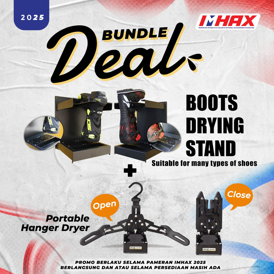 Huck Boots Drying Stand Bundling With Huck Portable Hanger Dryer