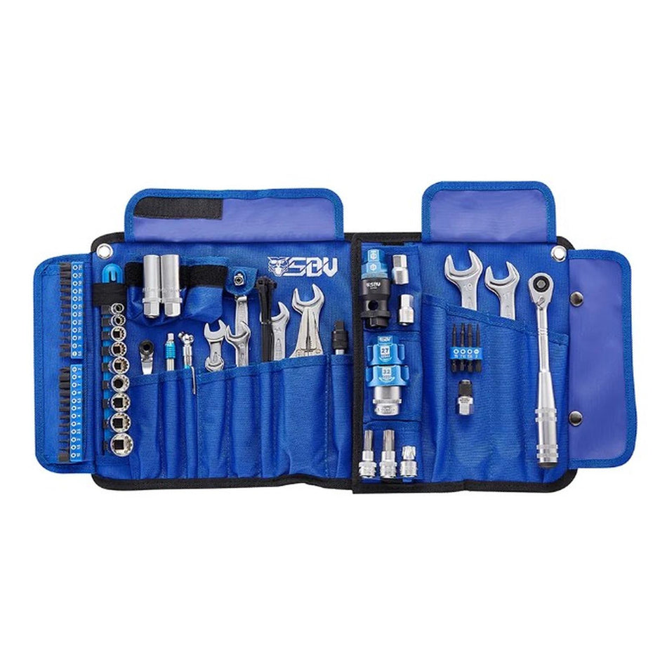 Complete Motorcycle Tools set (77 pcs) SBV Tools - Wadamart