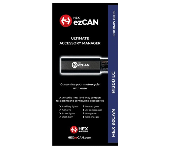 HEX ezCAN R1200 LC Plug & Play untuk Motor BMW