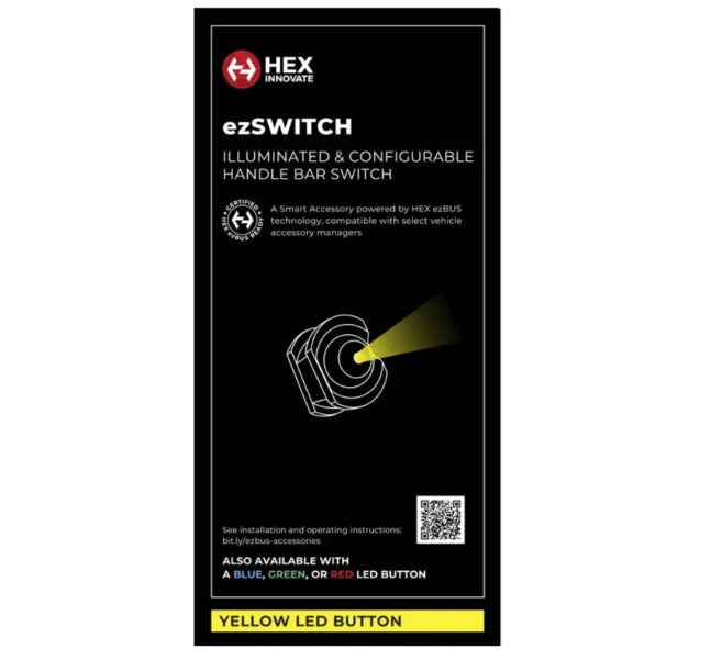 HEX ezSWITCH KIT with Coloured LED Accessory Switch