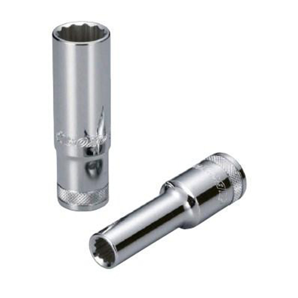 1/2" Dr. 12PT Deep Socket w/ Mirror Finish - Wadamart