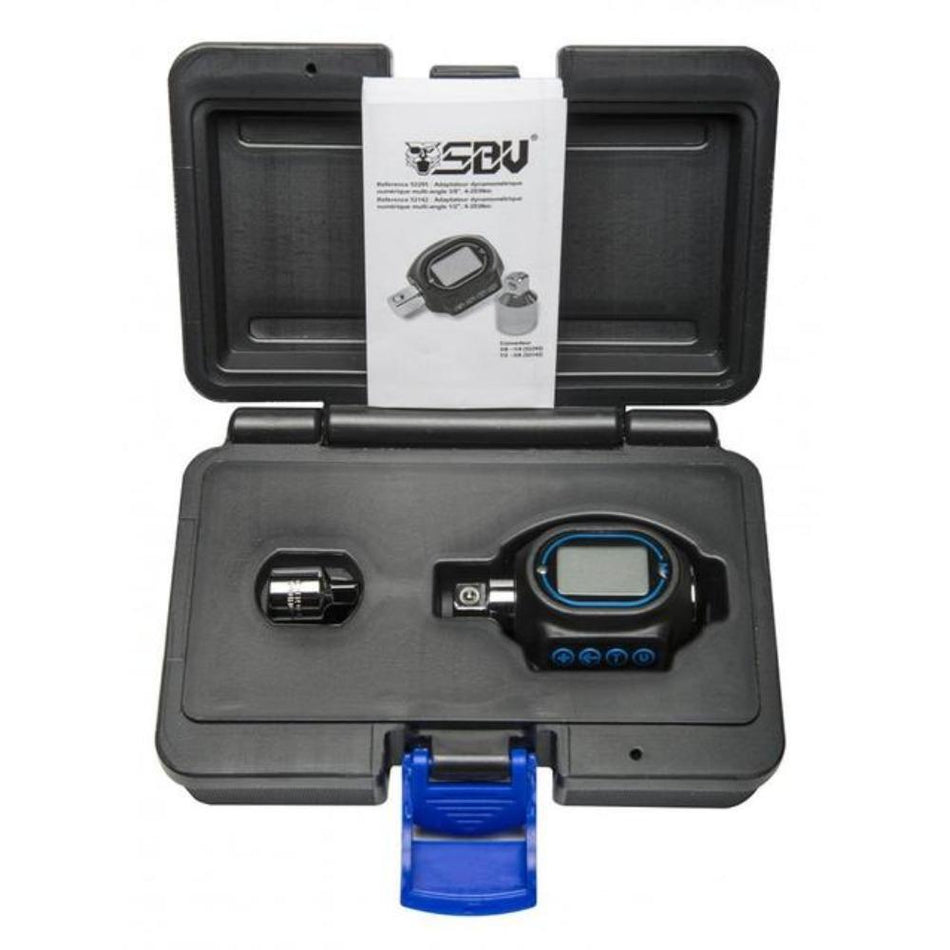Digital Torque Adapter 3/8" & 1/4", 4 - 203Nm - Wadamart