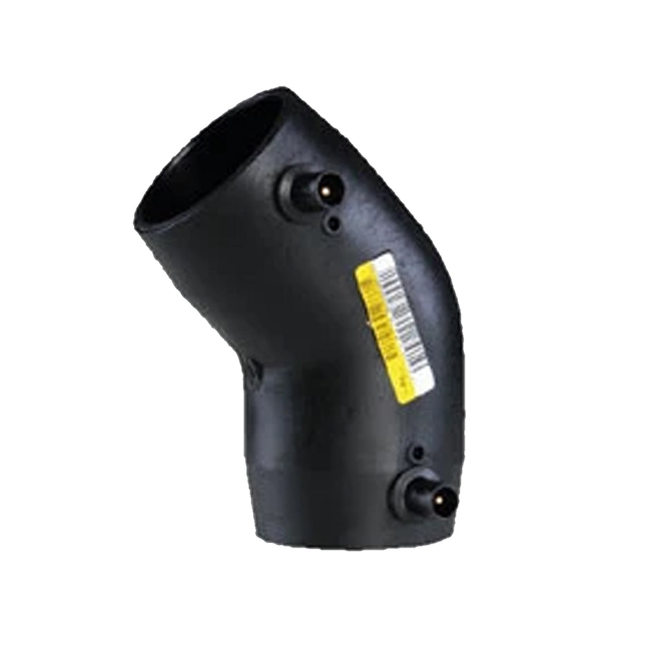 AGRULINE E-Elbow 45° PE 100 Black SDR 11 OD 90mm - Wadamart