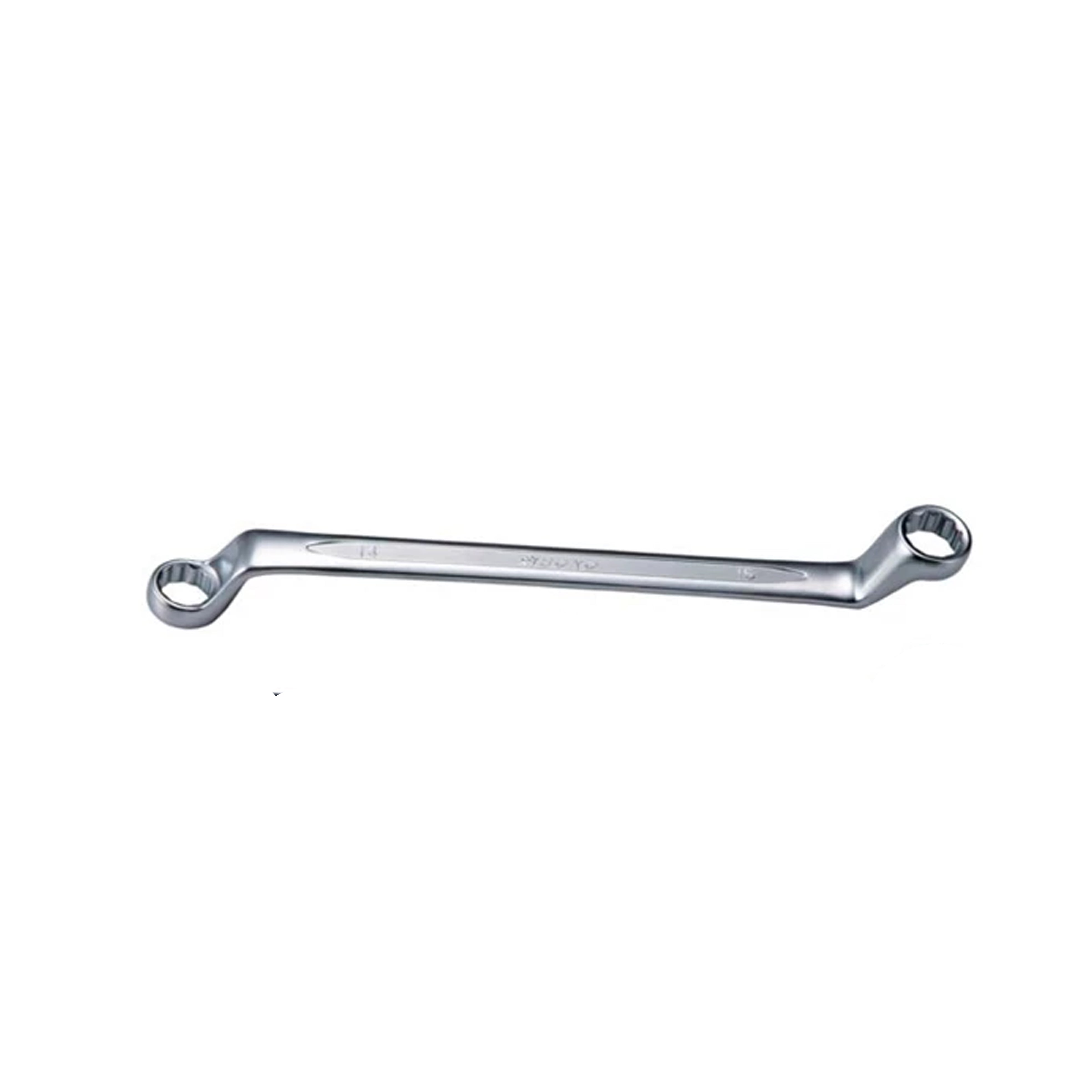 Double Ring Wrench 75° Offset w/ Mirror Finish - Wadamart