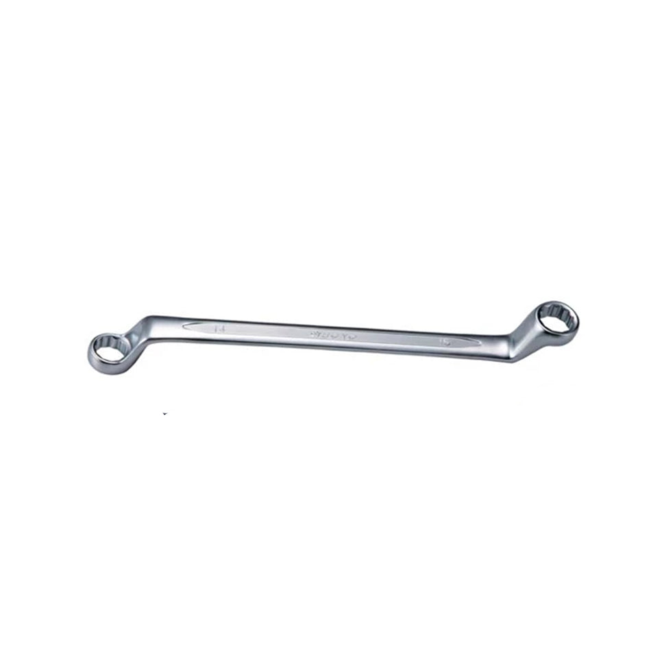 Double Ring Wrench 75° Offset w/ Mirror Finish - Wadamart